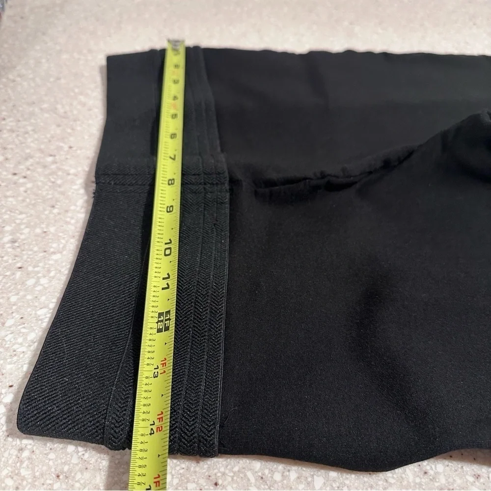 Zara Black Formal Leggings Wide Waistband Medium GUC - Picture 13 of 14